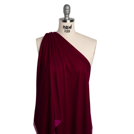 Polyester Micro Velvet - Magenta