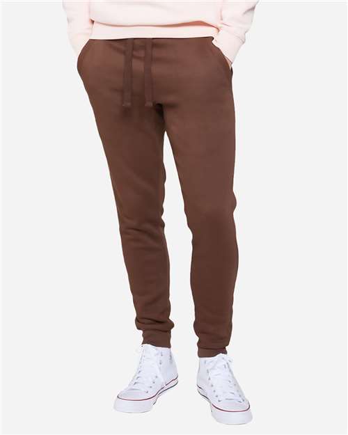 Unisex Premium Cotton Blend Jogger Pants with Fleece & Ribbed Cuffs