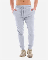 Unisex Premium Cotton Blend Jogger Pants with Fleece & Ribbed Cuffs