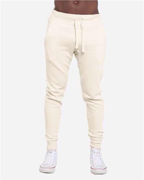 Unisex Premium Cotton Blend Jogger Pants with Fleece & Ribbed Cuffs