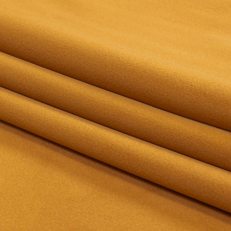 Honey Yellow Creamy Polyester Velvet