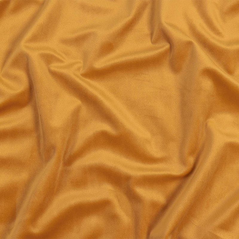 Honey Yellow Creamy Polyester Velvet