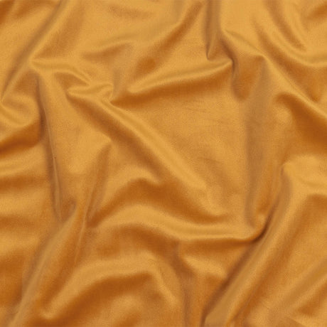 Honey Yellow Creamy Polyester Velvet
