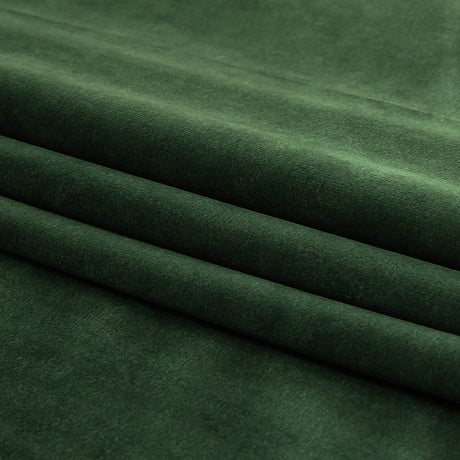 Moss Green Creamy Polyester Velvet