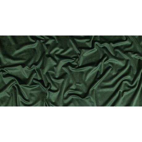 Moss Green Creamy Polyester Velvet