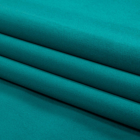Harbor Blue Creamy Polyester Velvet