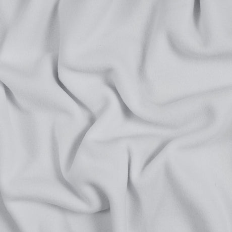 No-Pill Polyester Fleece - White - Shropshire Collection