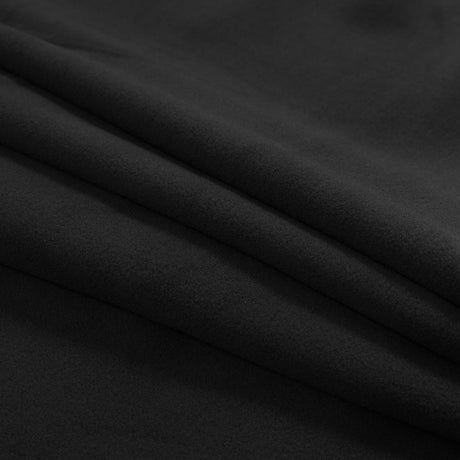 No-Pill Polyester Fleece - Black - Shropshire Collection