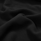No-Pill Polyester Fleece - Black - Shropshire Collection