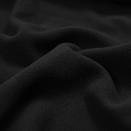 No-Pill Polyester Fleece - Black - Shropshire Collection