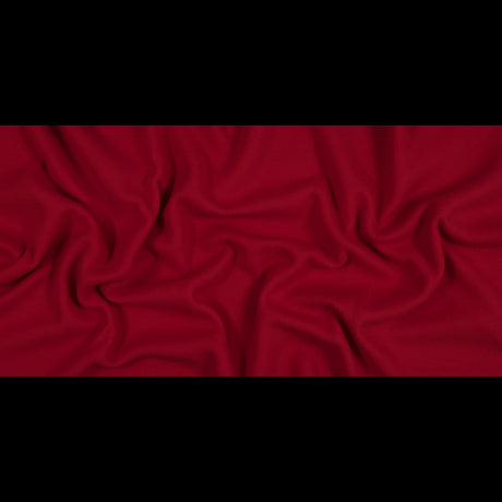 No-Pill Polyester Fleece - Red Molten - Shropshire Collection