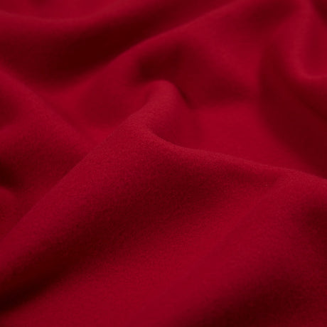 No-Pill Polyester Fleece - Red Molten - Shropshire Collection