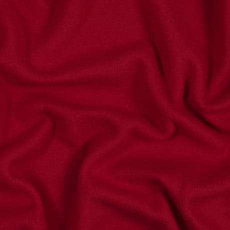 No-Pill Polyester Fleece - Red Molten - Shropshire Collection