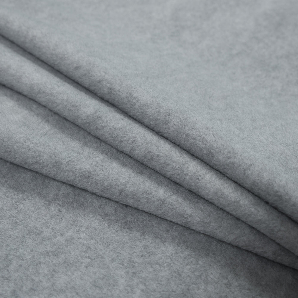 No-Pill Polyester Fleece - Heather Gray - Shropshire Collection