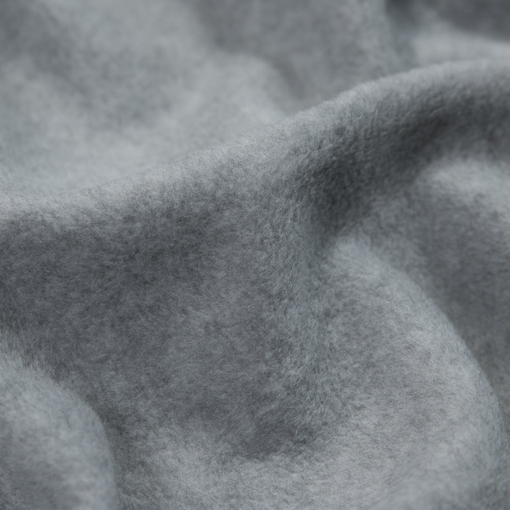 No-Pill Polyester Fleece - Heather Gray - Shropshire Collection