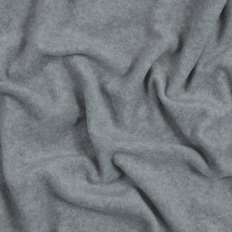 No-Pill Polyester Fleece - Heather Gray - Shropshire Collection