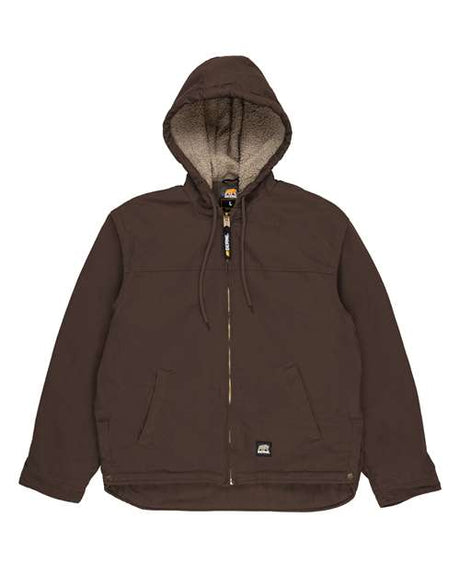Men's Heartland Washed Duck Hooded Work Coat
