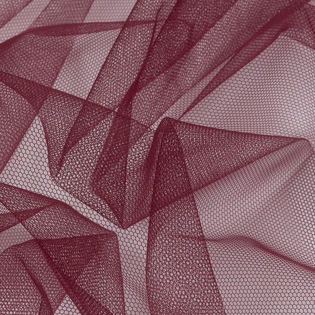 Soft Nylon Tulle - Wine - Leonardo Collection
