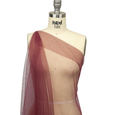 Soft Nylon Tulle - Wine - Leonardo Collection
