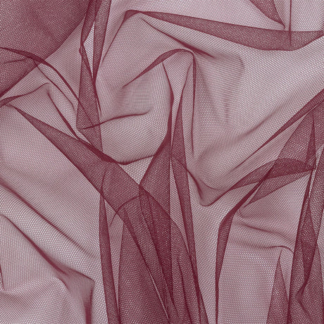 Soft Nylon Tulle - Wine - Leonardo Collection