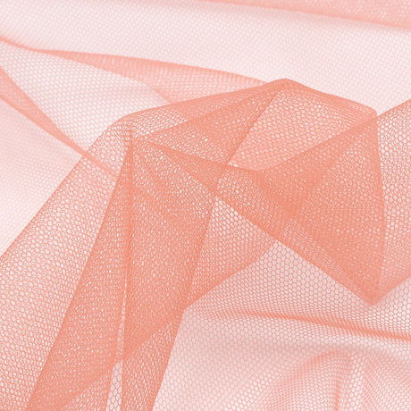 Soft Nylon Tulle - Bright Coral - Leonardo Collection