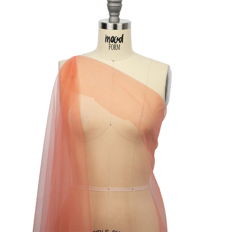Soft Nylon Tulle - Bright Coral - Leonardo Collection