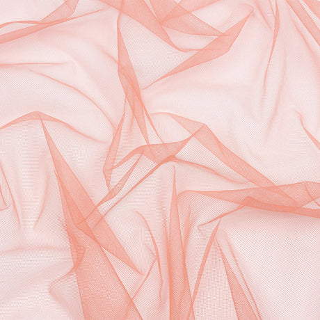 Soft Nylon Tulle - Bright Coral - Leonardo Collection