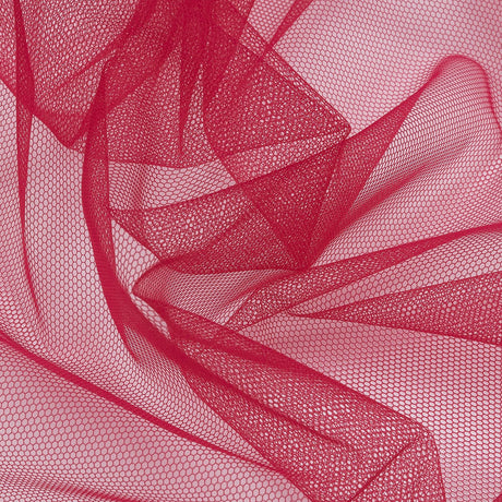 Soft Nylon Tulle - Barberry - Leonardo Collection