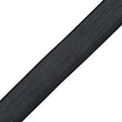Italian Metallic Silver and Black Elastic - 1.75"