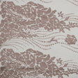 Metallic Mauve Abstract Embroidery on Pink Mesh
