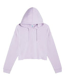 Women's Cropped Fleece Hooded Sweatshirt