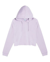 Women's Cropped Fleece Hooded Sweatshirt