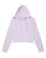 Women's Cropped Fleece Hooded Sweatshirt