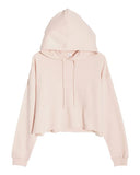 Women's Cropped Fleece Hooded Sweatshirt