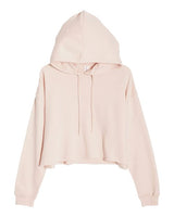 Women's Cropped Fleece Hooded Sweatshirt