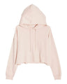 Women's Cropped Fleece Hooded Sweatshirt