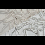 Brittani Metallic Gold and Off-White Stretch Two-Tone Satin