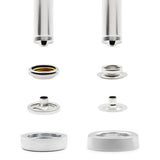 Dritz Heavy Duty Snap Fastener Kit with Tools - Nickel - 7 Sets