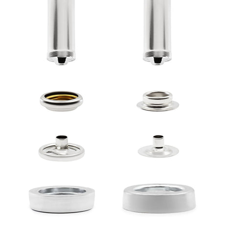 Dritz Heavy Duty Snap Fastener Kit with Tools - Nickel - 7 Sets