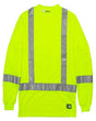 Berne Apparel Men's Tall Hi-Vis Class 3 Performance T-Shirt