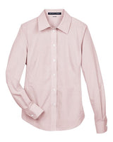 Devon & Jones Women's Crown Collection Micro Tattersall Woven Dress Shirt