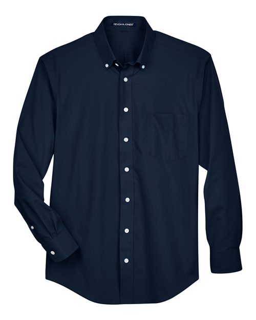 Devon & Jones Men's Tall Crown Collection Broadcloth Dress Shirt