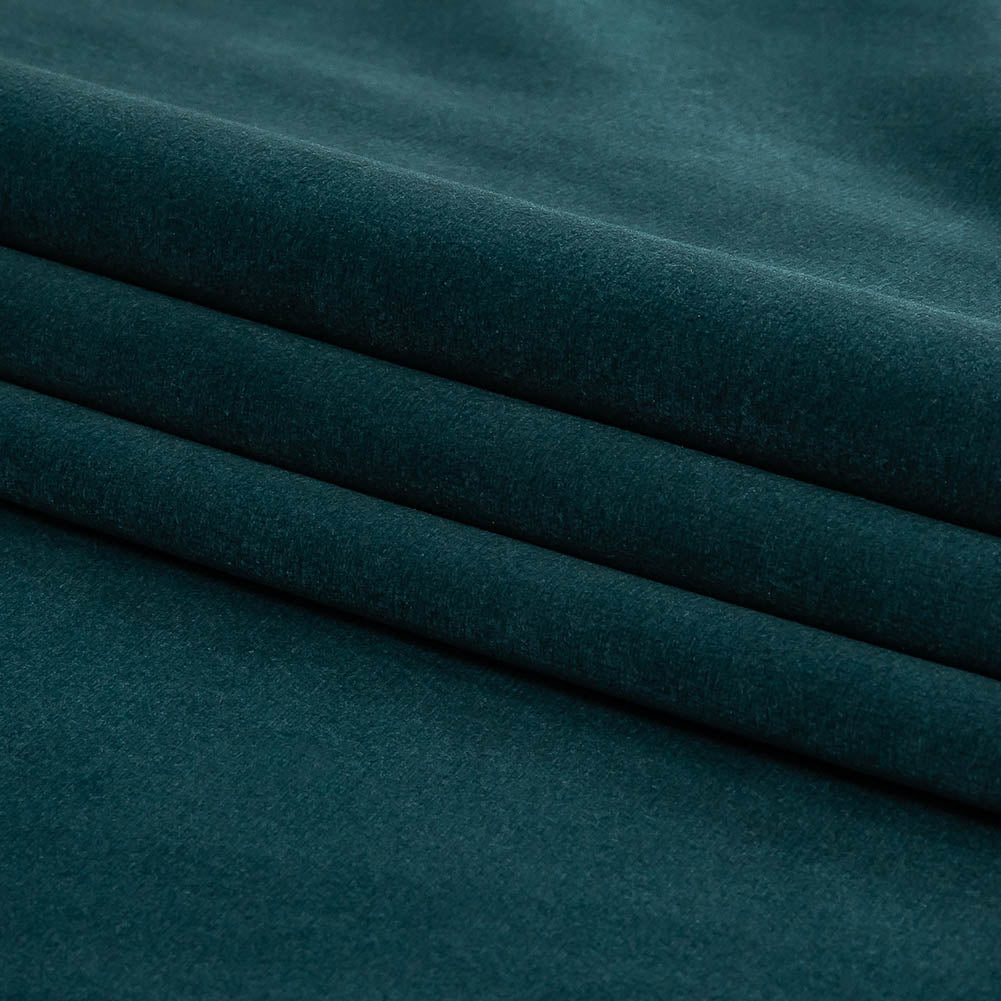 Dusk Blue Creamy Polyester Velvet