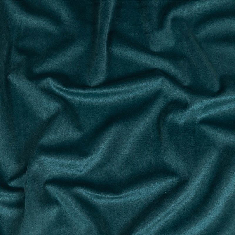 Dusk Blue Creamy Polyester Velvet