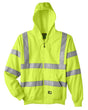 Berne Men's Hi-Vis Class 3 Lined Hooded Sweatshirt