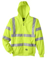 Berne Men's Hi-Vis Class 3 Lined Hooded Sweatshirt