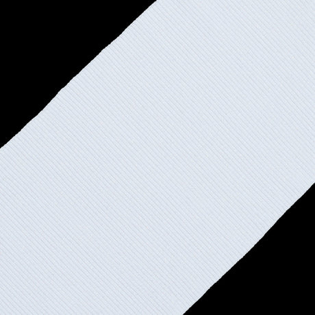 White Sparkle Rib Knit Trim - 7" x 29"