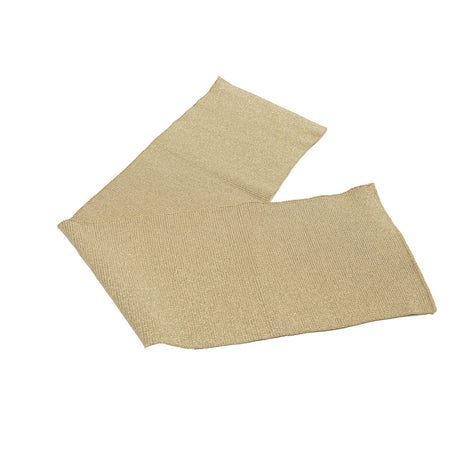Vegas Gold Sparkle Rib Knit Trim - 7" x 29"