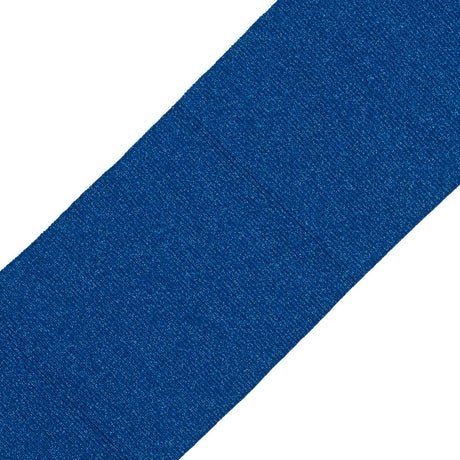 Royal Blue Sparkle Rib Knit Trim - 7" x 29"
