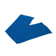 Royal Blue Sparkle Rib Knit Trim - 7" x 29"